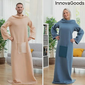 Manta Individual Faboulazy de InnovaGoods con Bolsillo Central